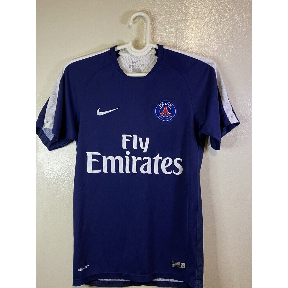 NIKE Paris Saint-Germain 2016/2017 PSG AWAY T SHIRT FOOTBALL JERSEY MENS Small